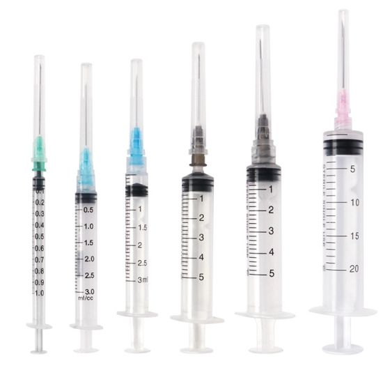 Components/ Parts of Disposable Syringe